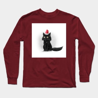 Christmas Cat Long Sleeve T-Shirt